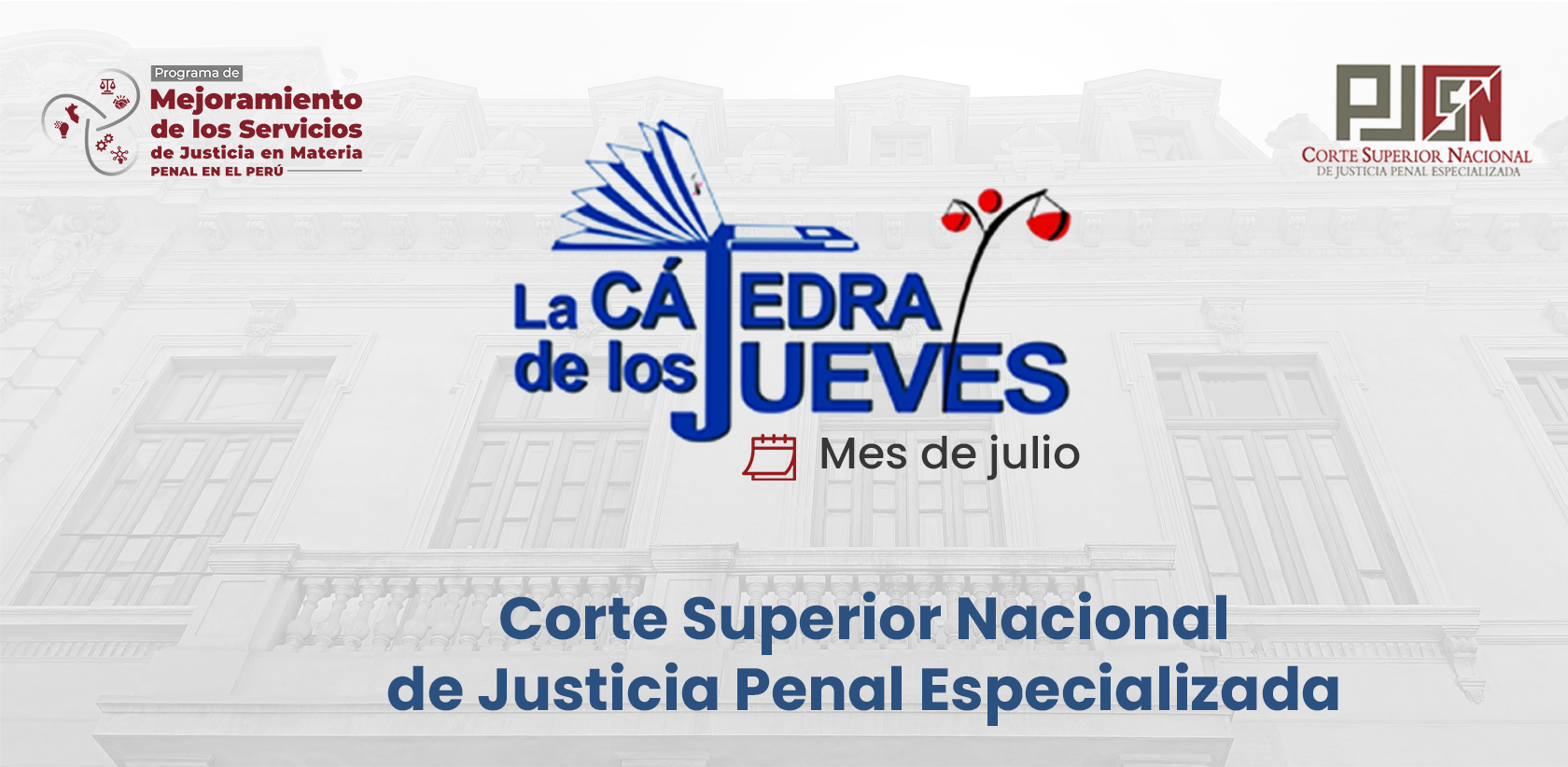 Cátedra de los Jueves -  Mes de julio