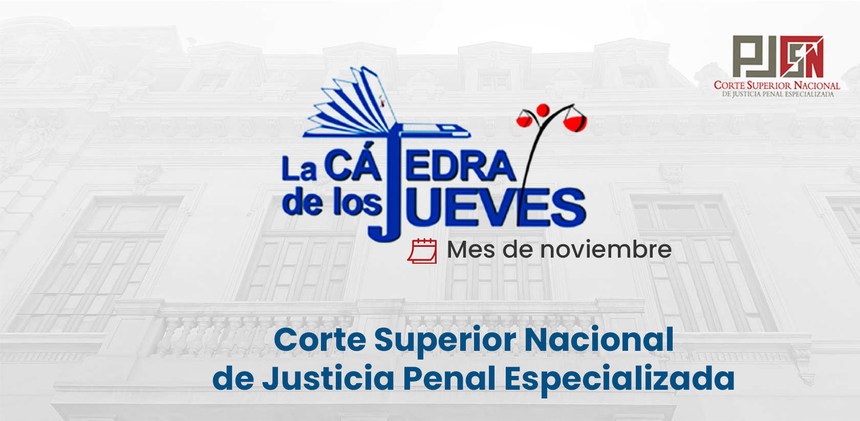 Cátedra de los Jueves - Mes de noviembre